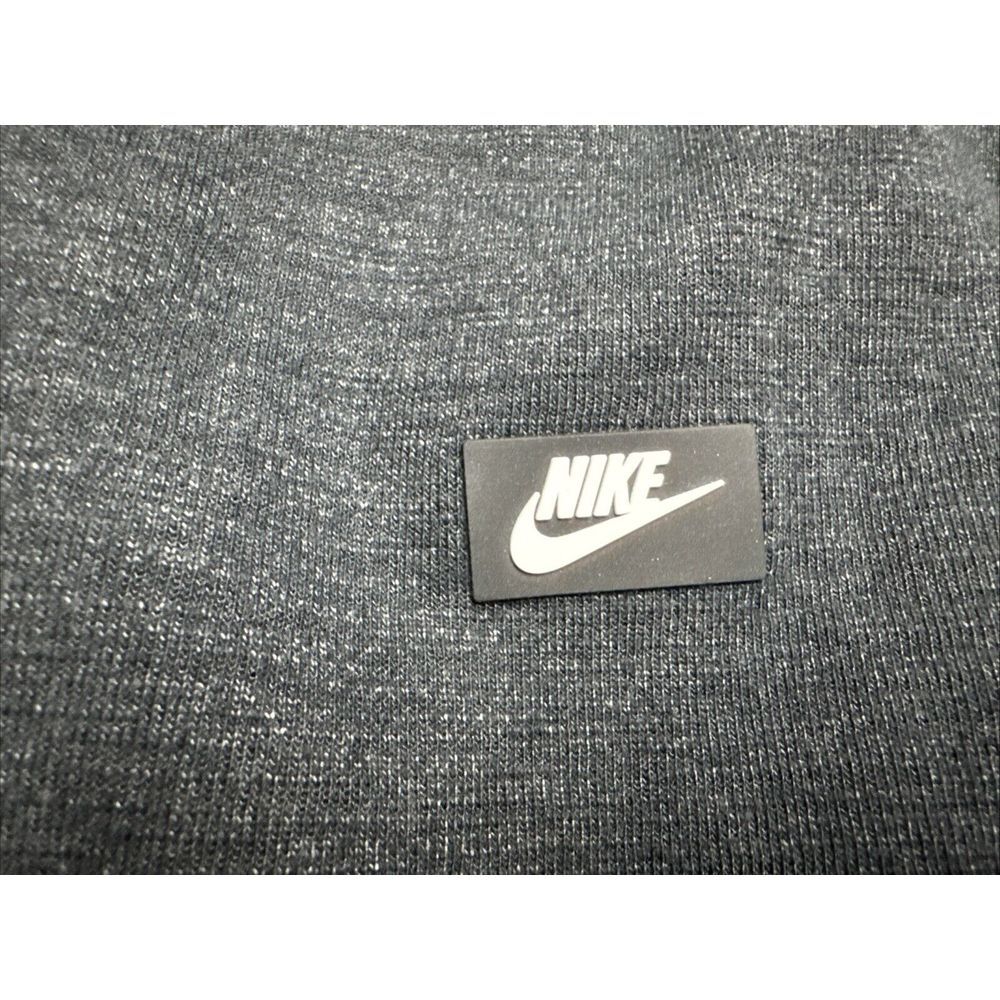 Vintage Nike Team Iowa Hawkeyes  Swoosh Crewnck Black Grey Sz XL Kangaroo Pocket - Picture 3 of 10